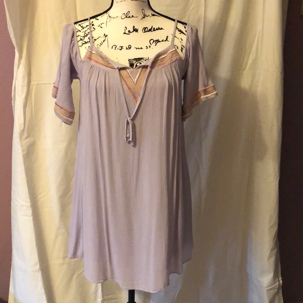 Mustard Seed cold shoulder dress